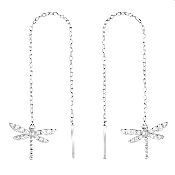 Pull Through Dragonfly Earrings