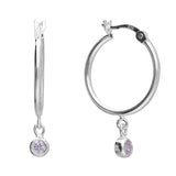 Birthstone Hoops
