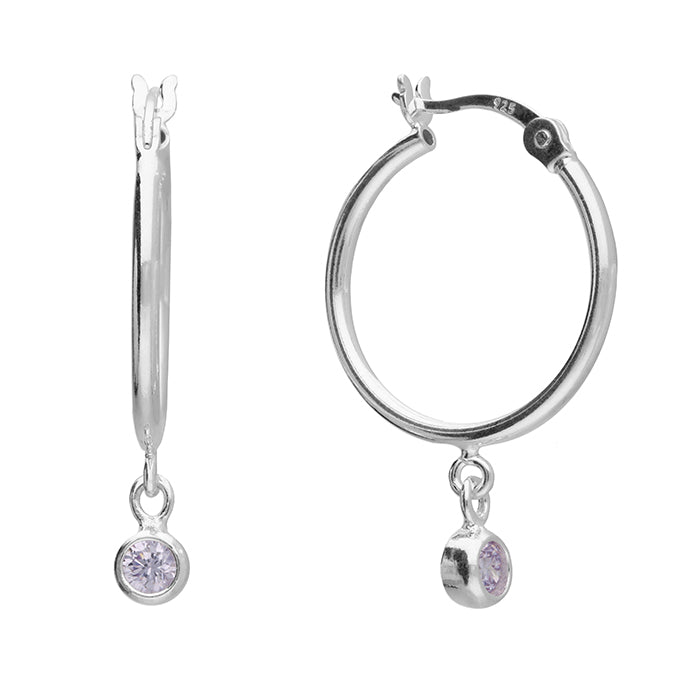 Birthstone Hoops