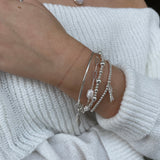 Pearl Paperclip Bracelet