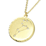 Star Sign Constellation Necklace in Gold