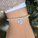 Garnet birthstone Bella bracelet