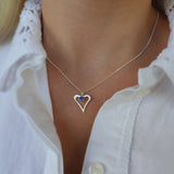 Heart & Birthstone Necklace