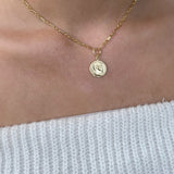 Greek Coin Necklace in Gold