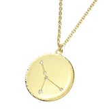 Star Sign Constellation Necklace in Gold