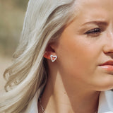 Signature Open Heart Studs