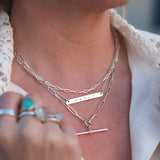 Signature T-Bar Trace Chain Necklace