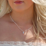 Signature Teeny Heart Trace Chain