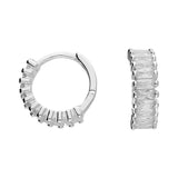 Baguette Huggie Hoops