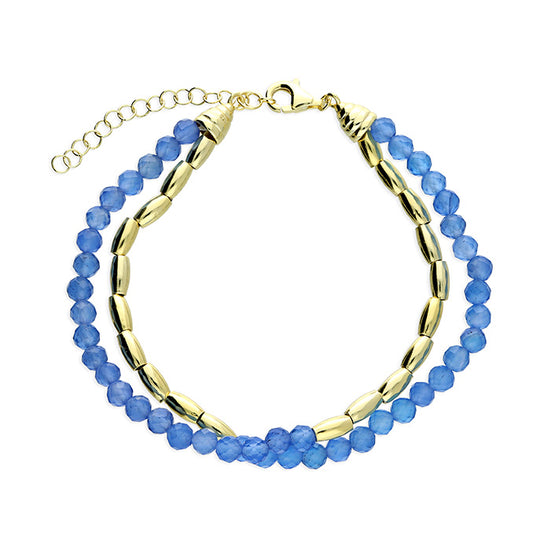 Santorini Blue Agate Bracelet