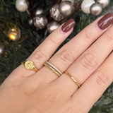Golden Twin Set Rings