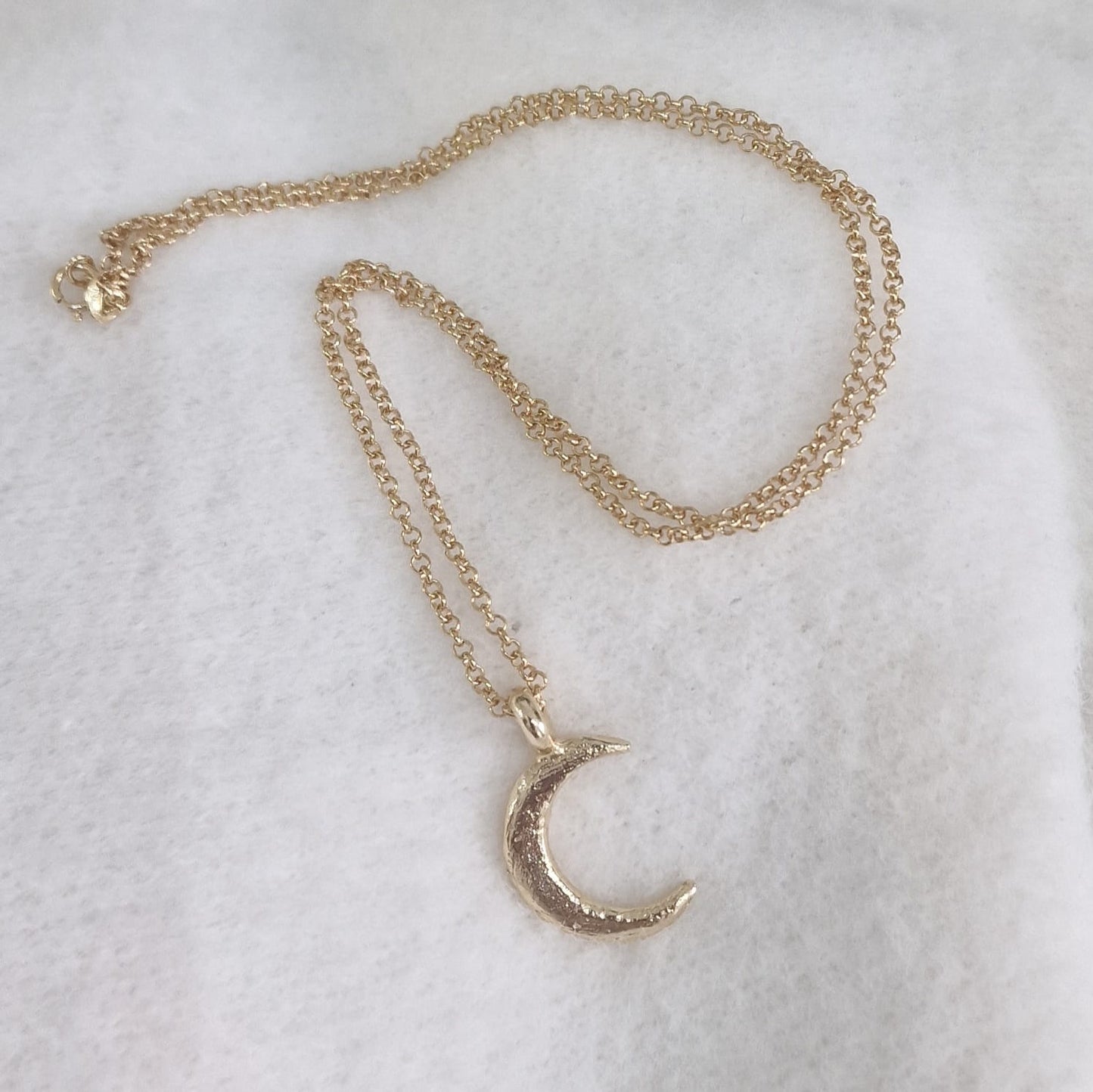 Signature Gold Midi Moon Necklace