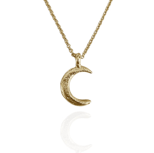 Signature Gold Midi Moon Necklace