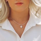 Signature Midi Amore Heart Trace Chain
