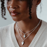 Signature Midi Amore Heart Trace Chain