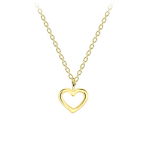 Mini Open Heart Necklace