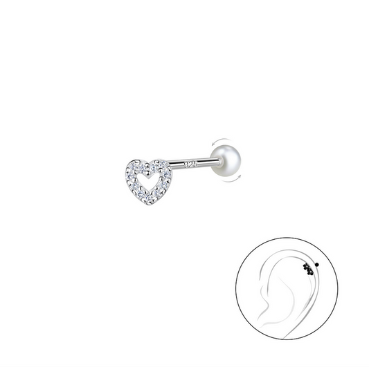 COMING SOON - Open Heart Cartilage Stud