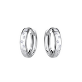 Cosmic Star Bold Huggie Hoops