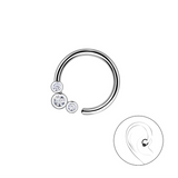 Sparkle Bubble Daith Hoop