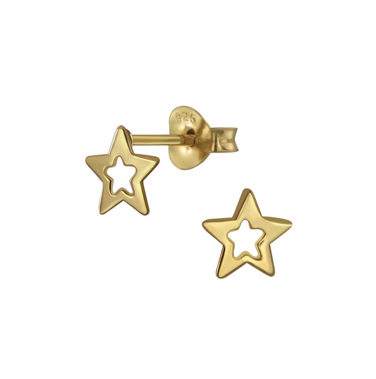Golden Star Studs