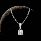 1.5ct Moissanite Solitaire Necklace