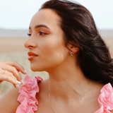 Tahiti Huggie Hoops in Gold