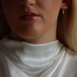 Tahiti Drop Hoop Earrings