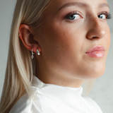 Medium Bold Curve Hoops