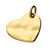 Molten Heart Necklace in Gold