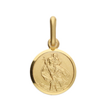 St Christopher Necklace in Gold