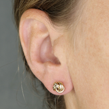 Friendship Knot Studs in Gold