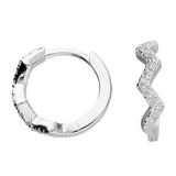 Sparkle Wave Hoops