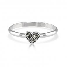 Marcasite Heart Ring