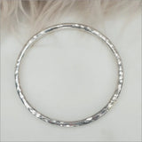 Signature Hammered Stacking Bangle