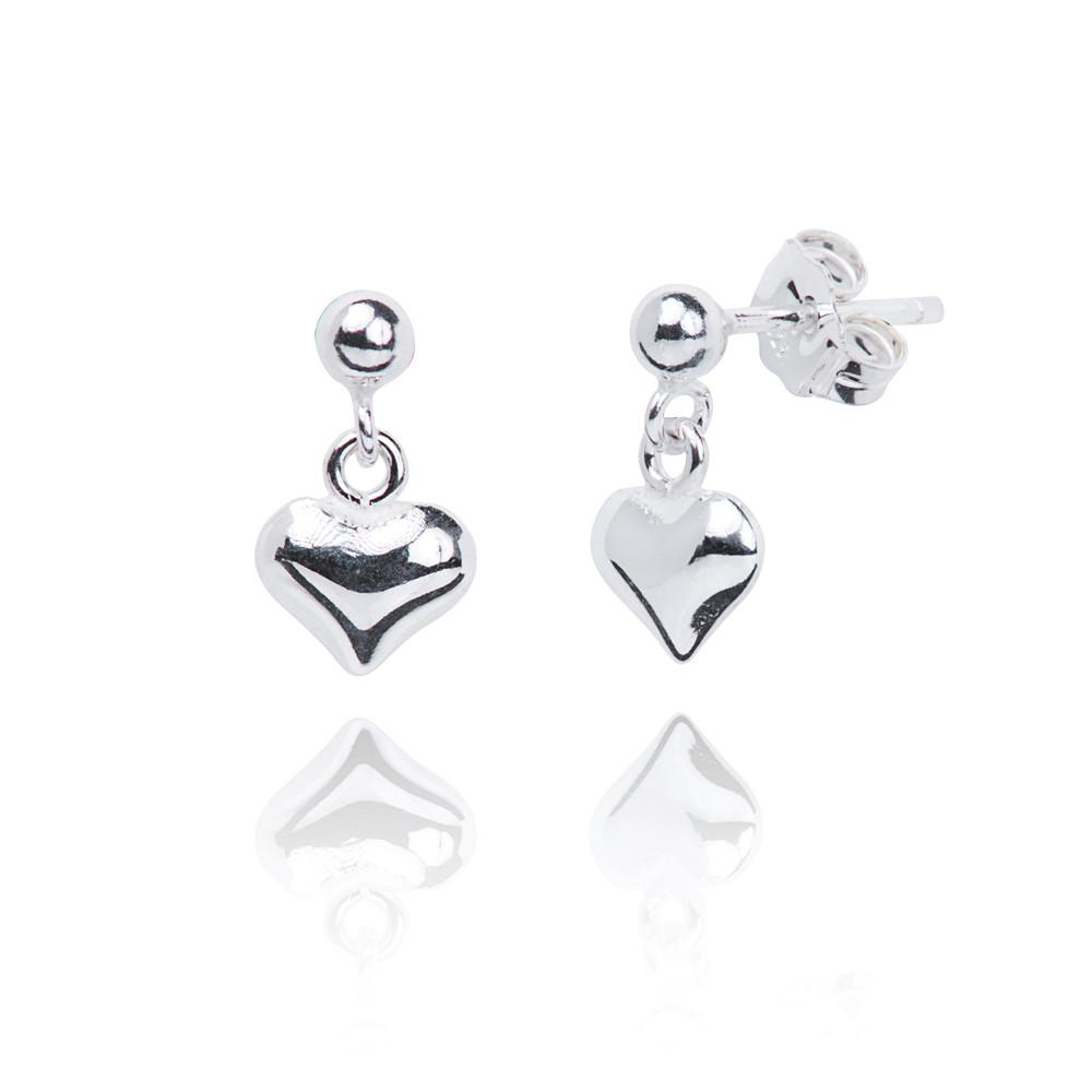 Paris Silver Charm Earrings