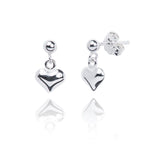Paris Silver Charm Earrings