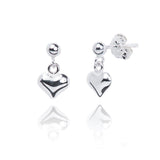 Paris Silver Charm Earrings