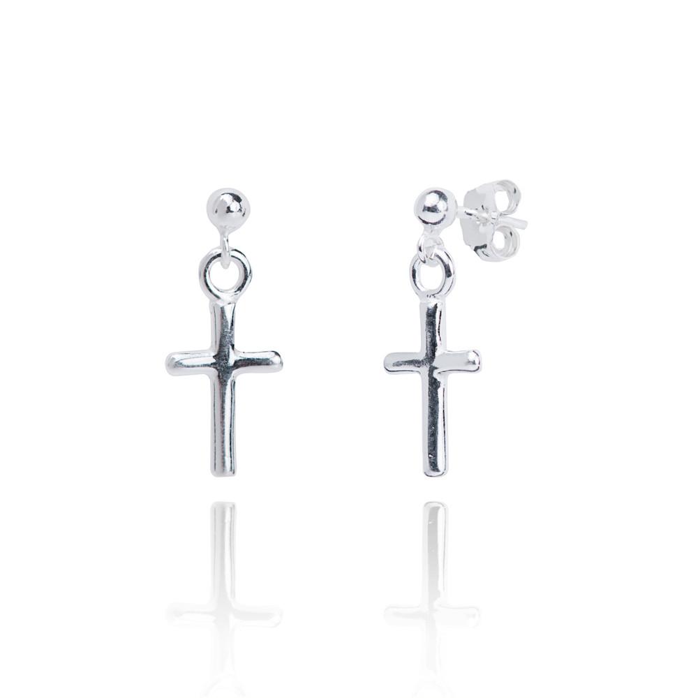 Mai Silver Charm Earrings