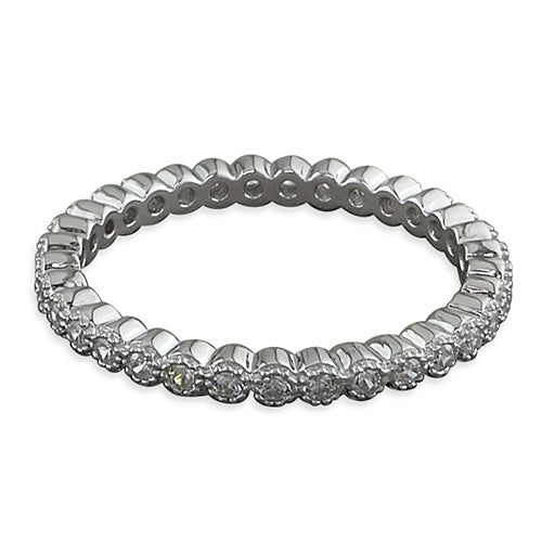 Full Eternity CZ Ring