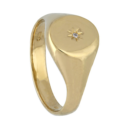 A&A Star Signet Ring
