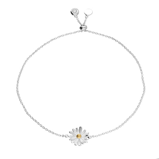 Spring Daisy Slider Bracelet