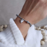 Signature Midi Amore Heart Rope Bracelet