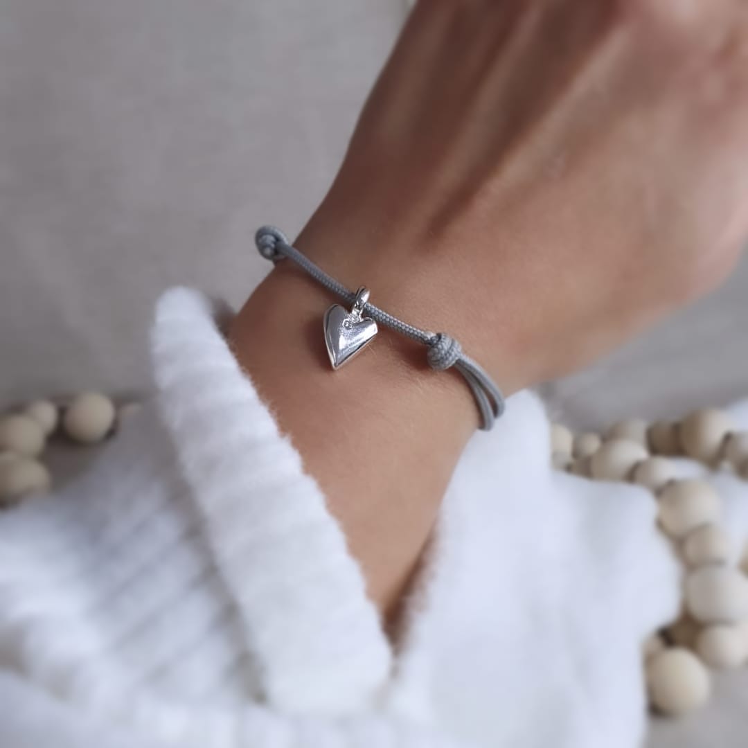 Signature Midi Amore Heart Rope Bracelet