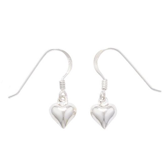 Mini Heart Drop Earrings