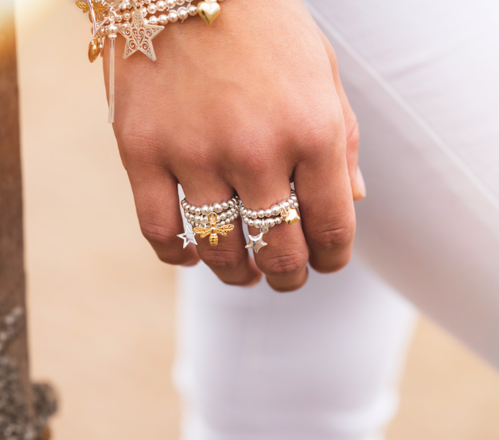 Golden Bumble Bee Ring