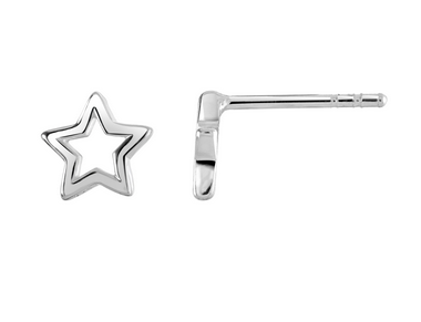 Open Star Studs