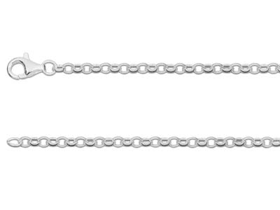 2.5mm Silver Belcher Chain