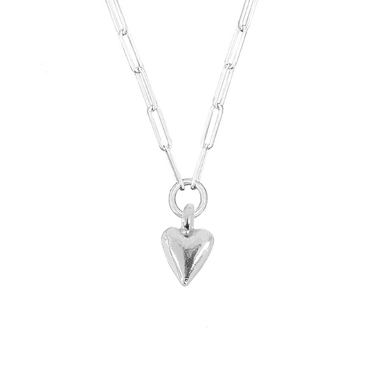 Signature Midi Amore Heart Trace Chain