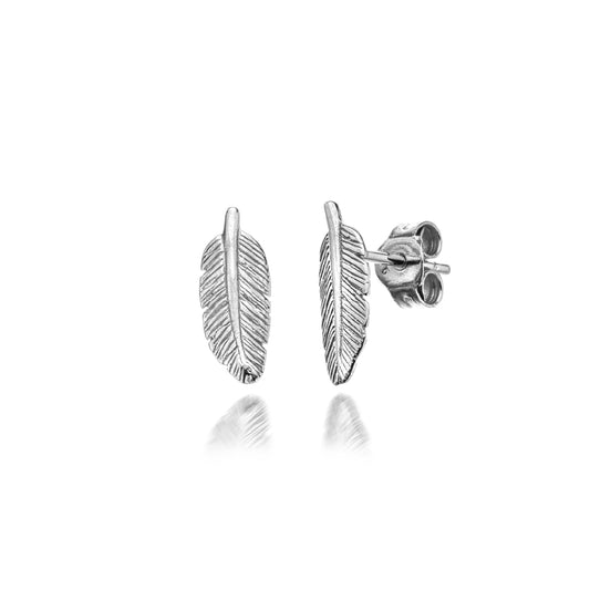 Feather Stud Earrings