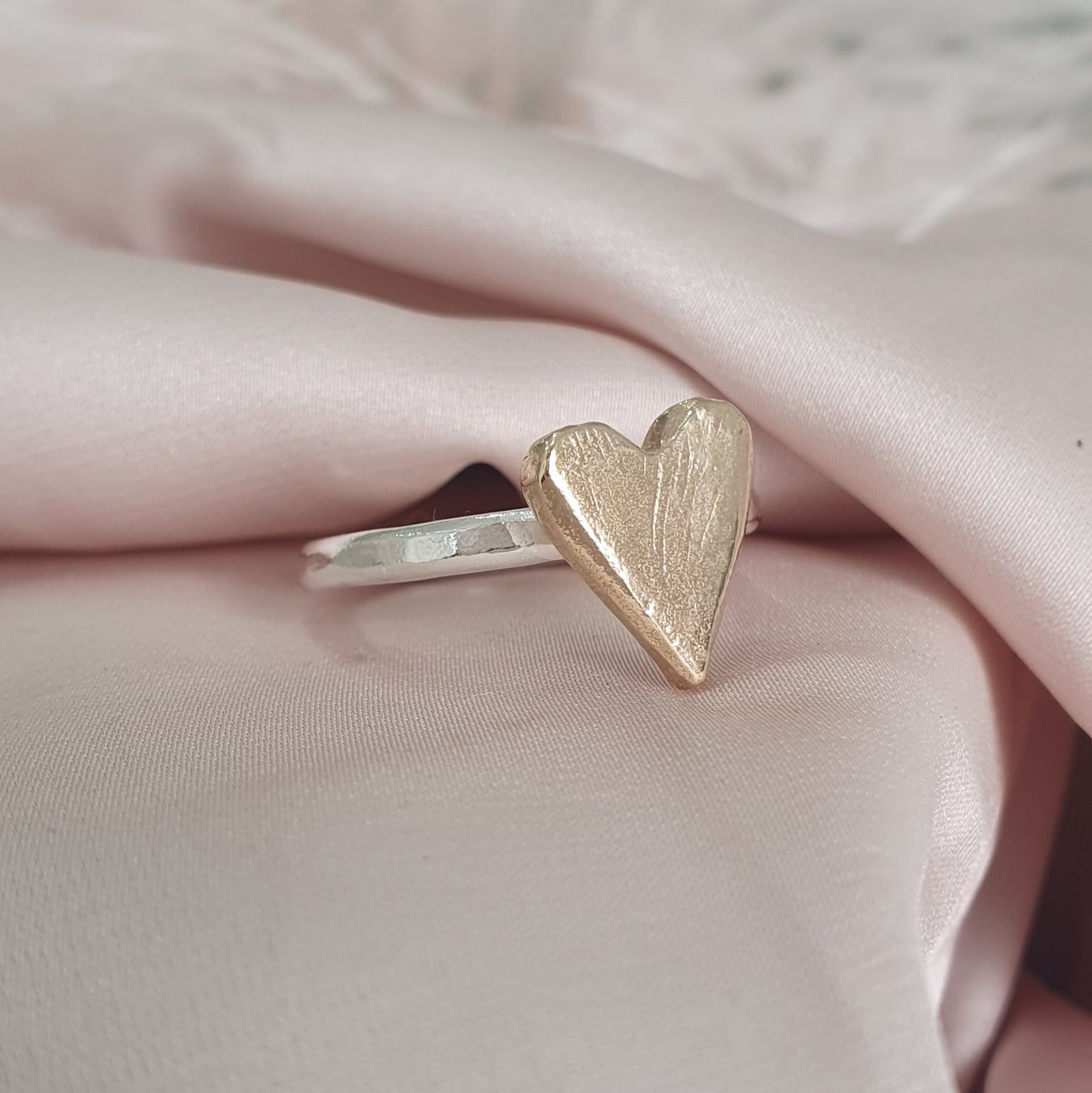 Signature Heart Of Gold Ring